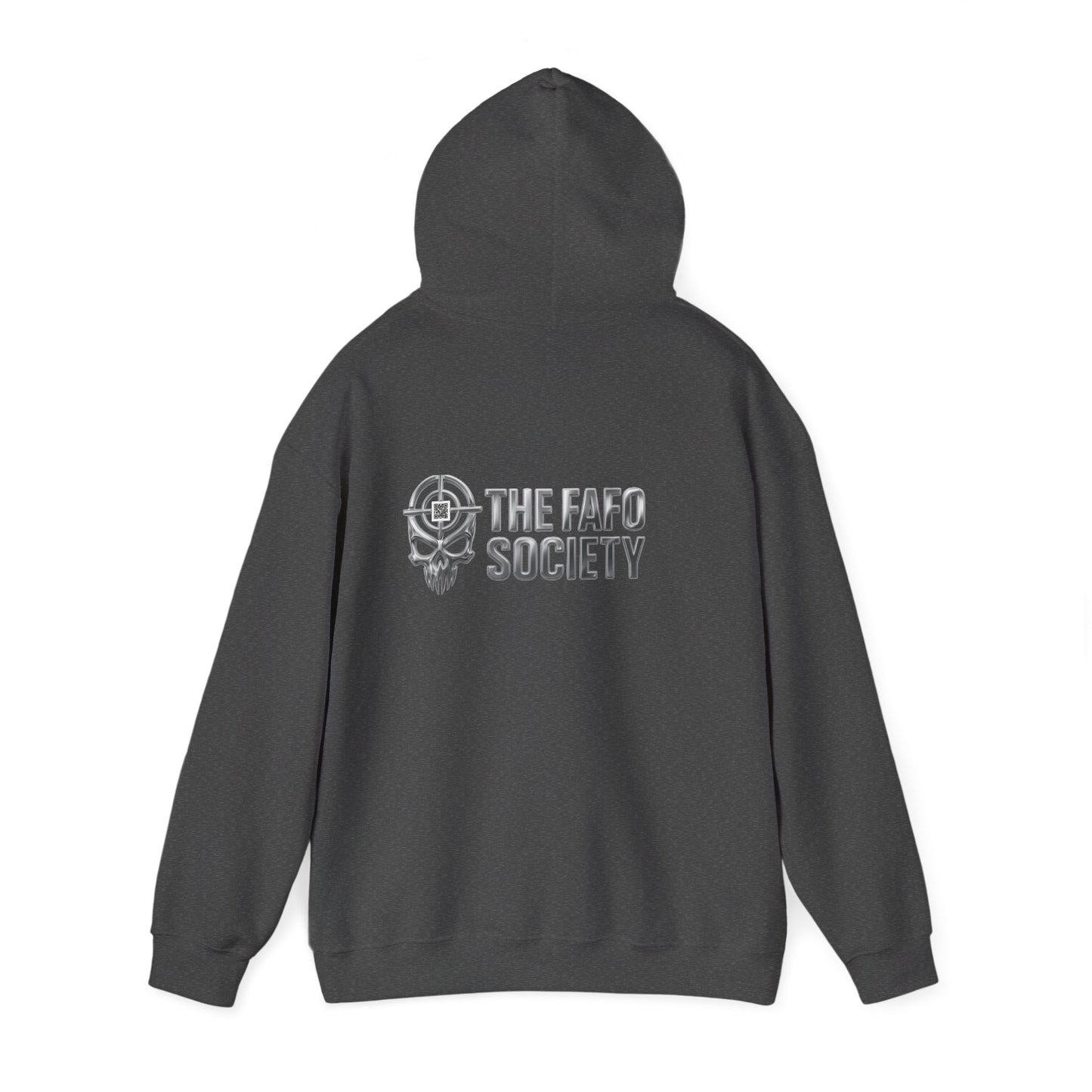 Cozy Crew Crown Hoodie – 'FAFO' Small Chest Graphic