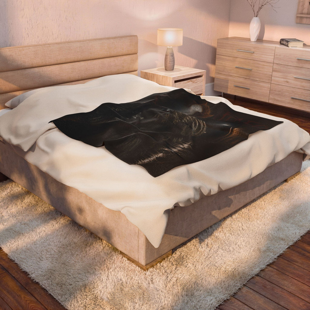 Horror Pennywise Velveteen Plush Blanket – Spooky Clown Throw for Halloween Fans