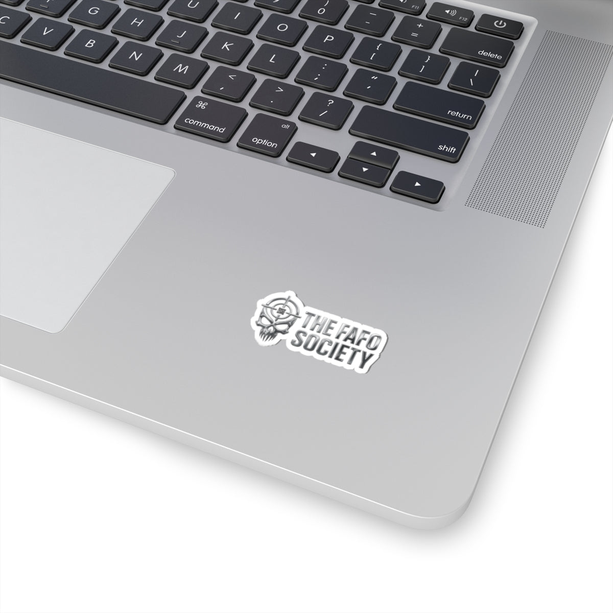 The FAFO Society Skull Logo Sticker — Kiss-Cut Vinyl Decal