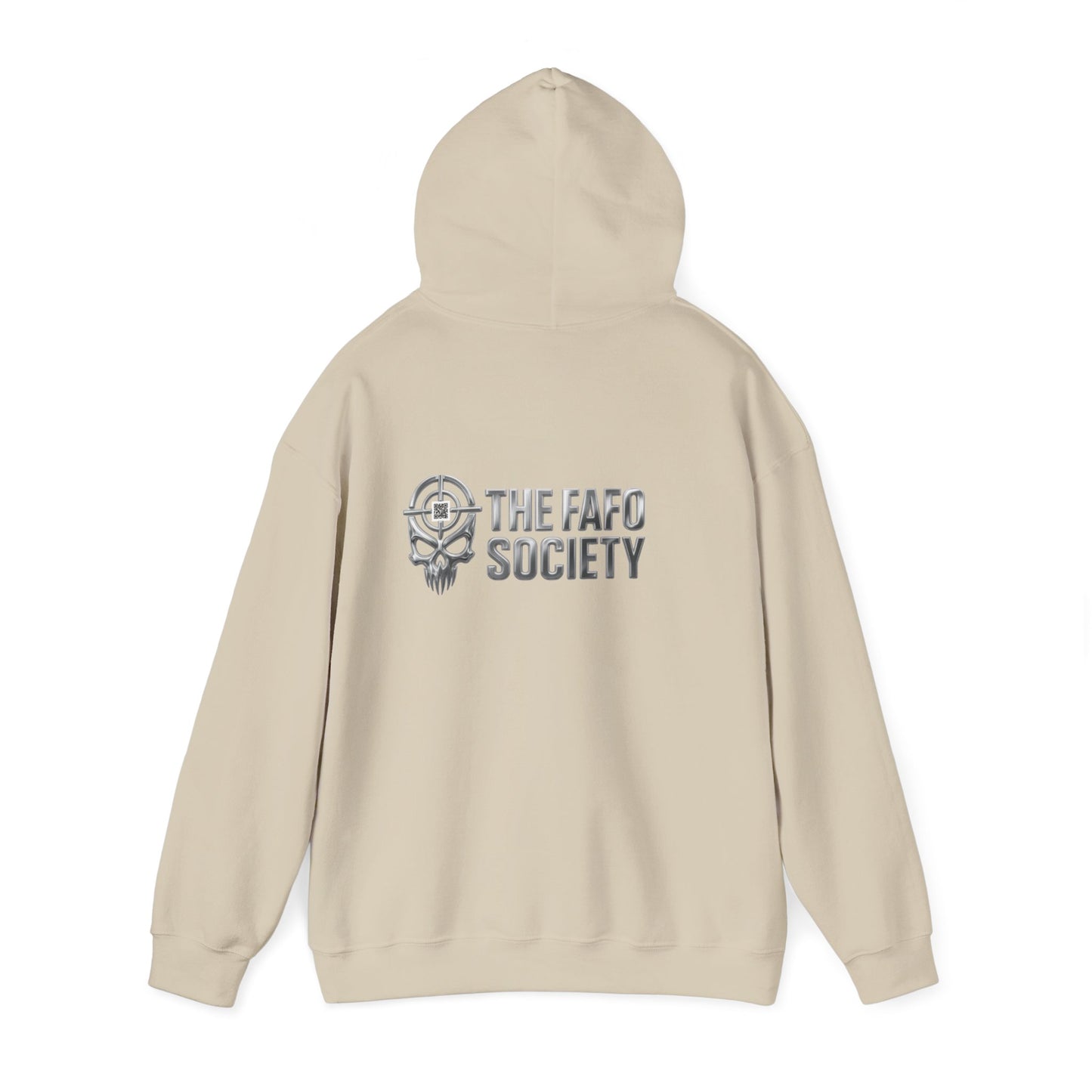 Cozy Crew Crown Hoodie – 'FAFO' Small Chest Graphic