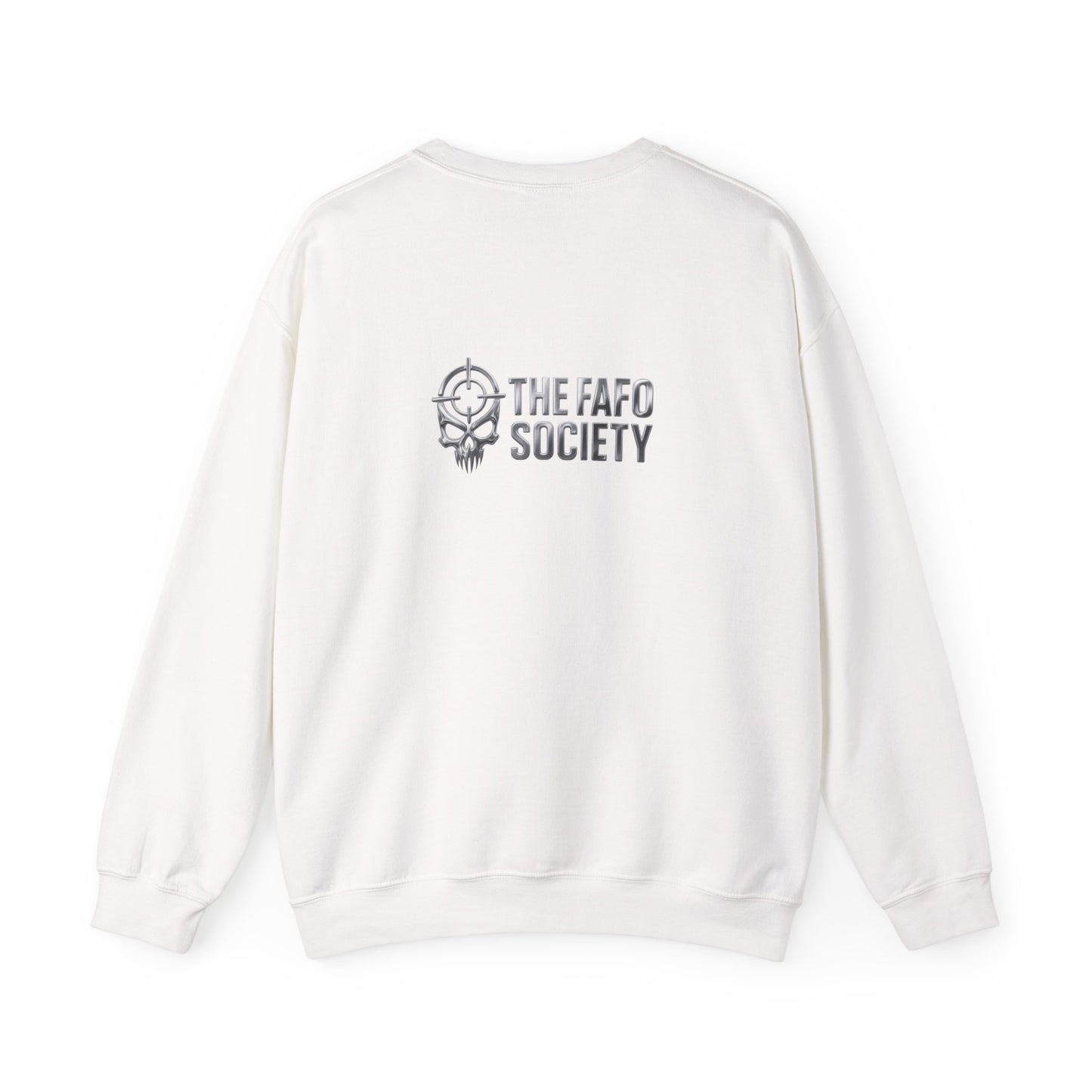 Graphic Crewneck Sweatshirt — 'The FAFO Society' Cold Patrol Artwork
