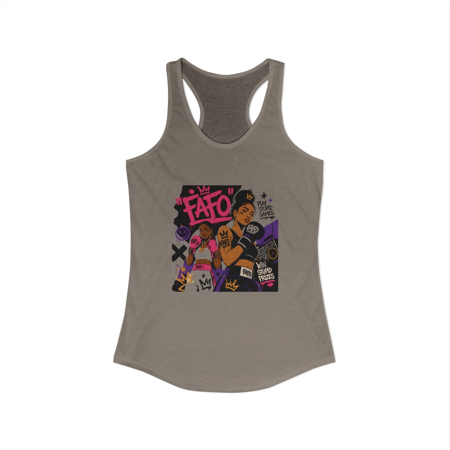 Women's sexy sassy FAFO Racerback Tank
