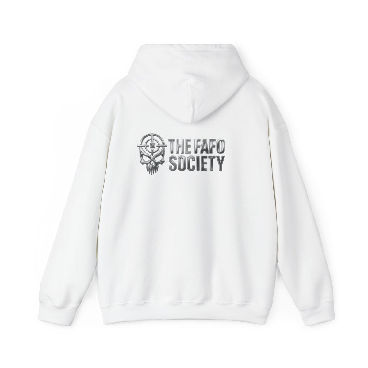 Cozy Crew Crown Hoodie – 'FAFO' Small Chest Graphic