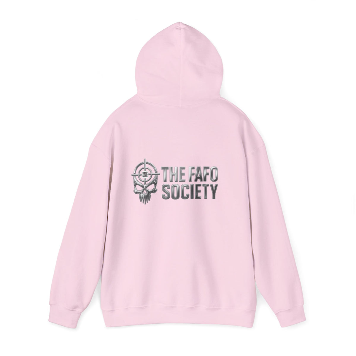 FAFO Society Hoodie — "God Bless Kick Rocks FAFO" Praying Hands Graphic
