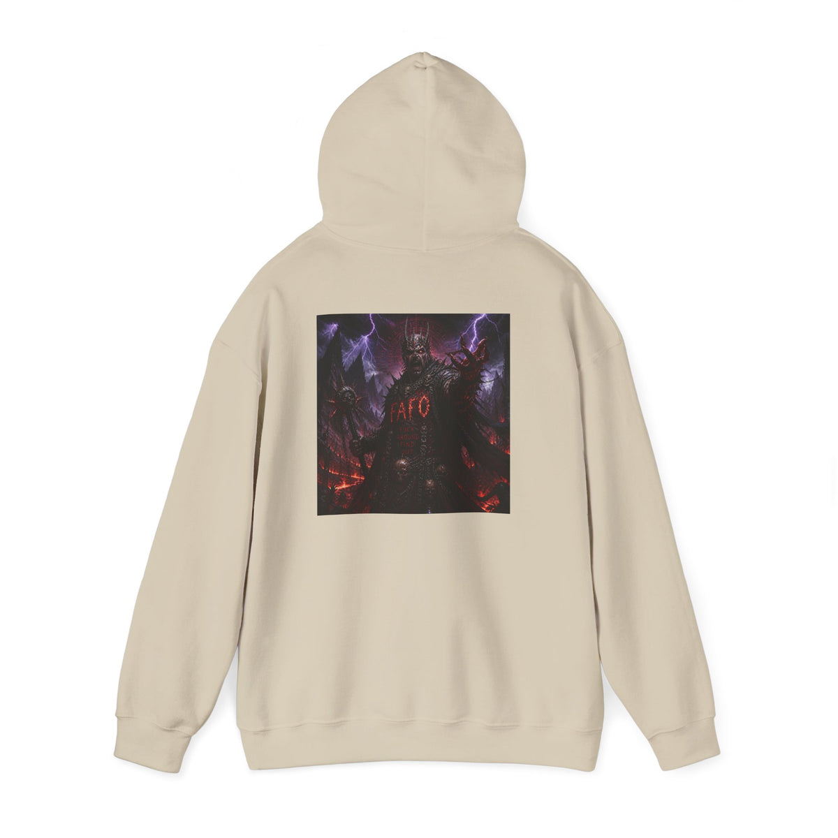 Hoodie — Dark Neon Aesthetic “AFRO” Graphic Pullover