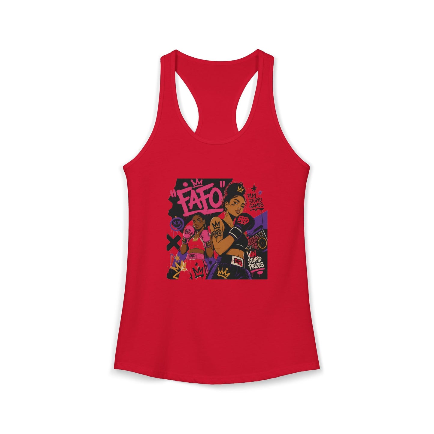 Women's sexy sassy FAFO Racerback Tank