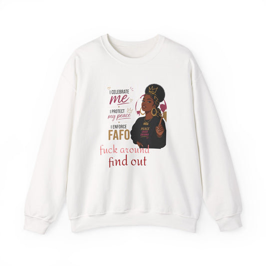 FAFO Society Crewneck Sweatshirt – "Fuck Around Find Out" Graphic