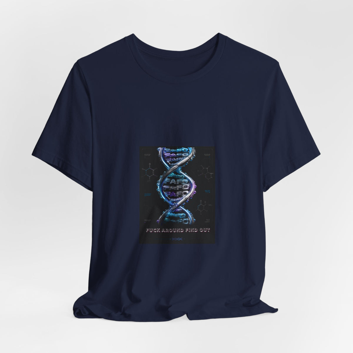 DNA Graphic Tee — "Find Another Way Out" Sci‑Fi Inspired Shirt