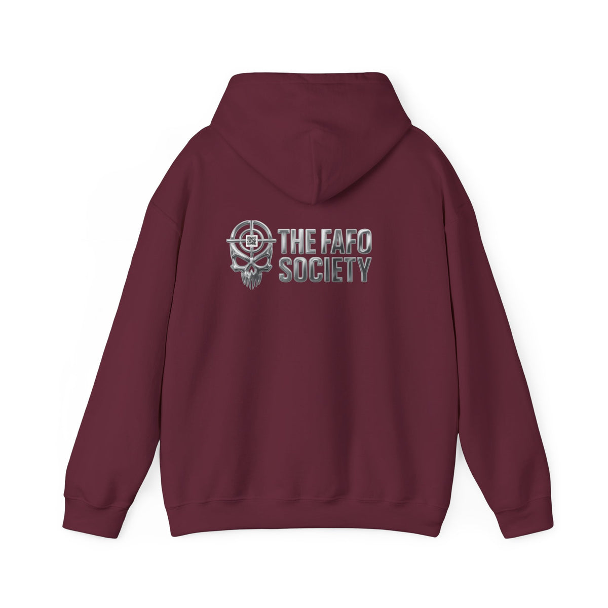 Cozy Crew Crown Hoodie – 'FAFO' Small Chest Graphic