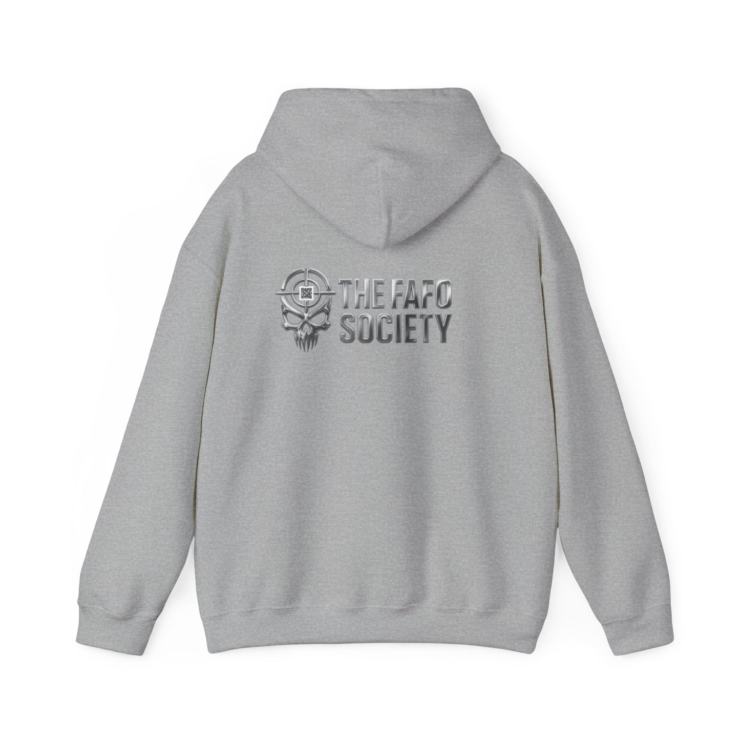 Cozy Crew Crown Hoodie – 'FAFO' Small Chest Graphic