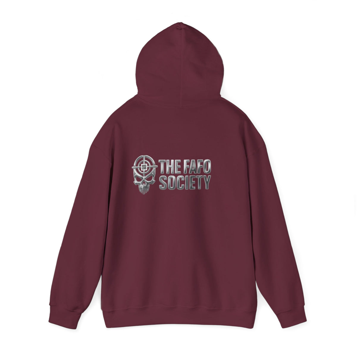 Cozy Crew Crown Hoodie – 'FAFO' Small Chest Graphic