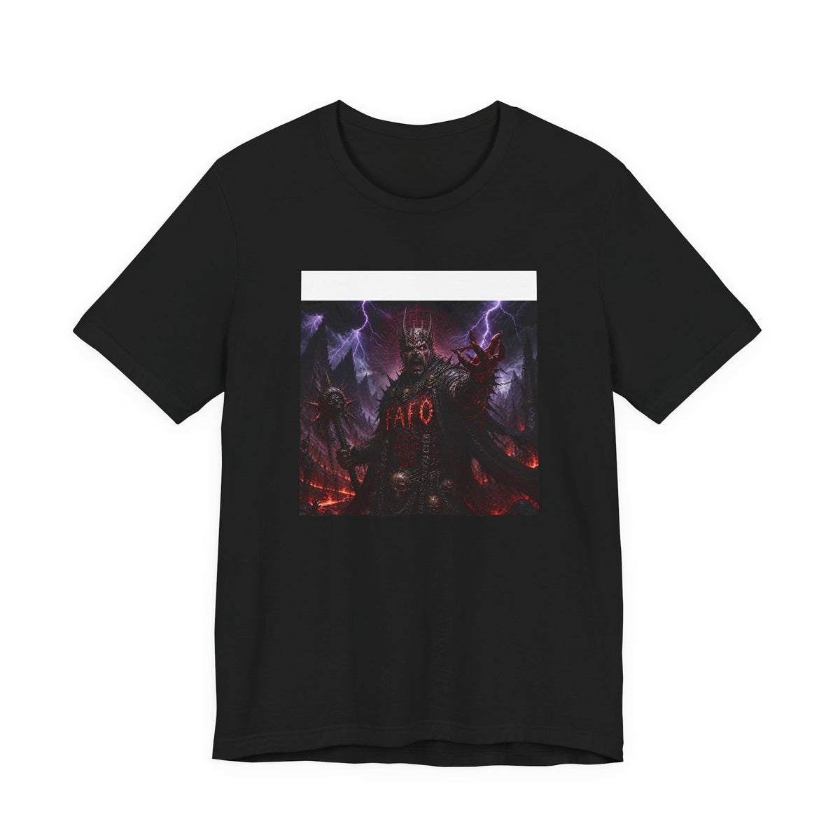 Demon King Graphic Tee – "AFO" Dark Fantasy Anime T-Shirt