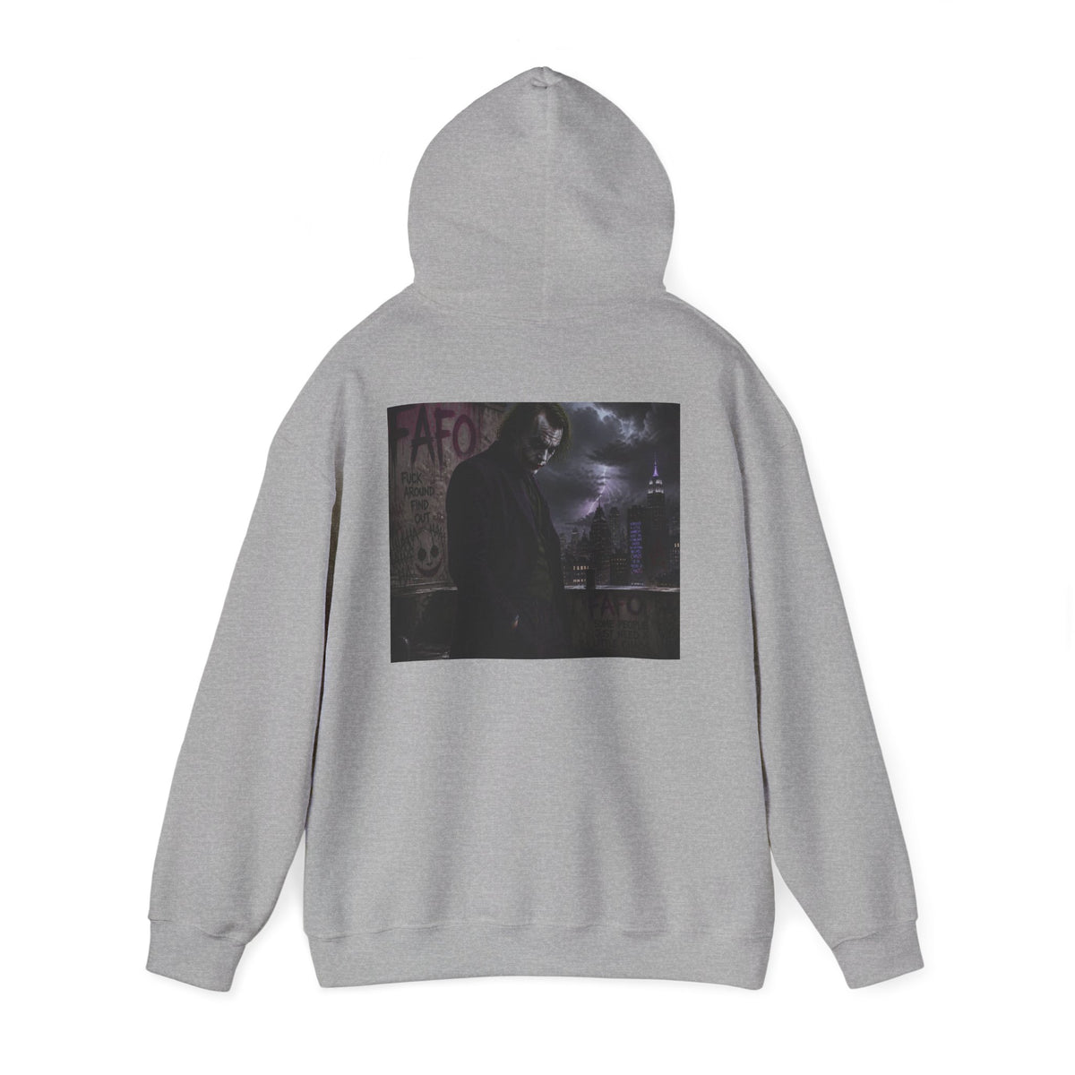 Dark Alley Noir Hoodie — Moody Urban Cyberpunk Streetwear