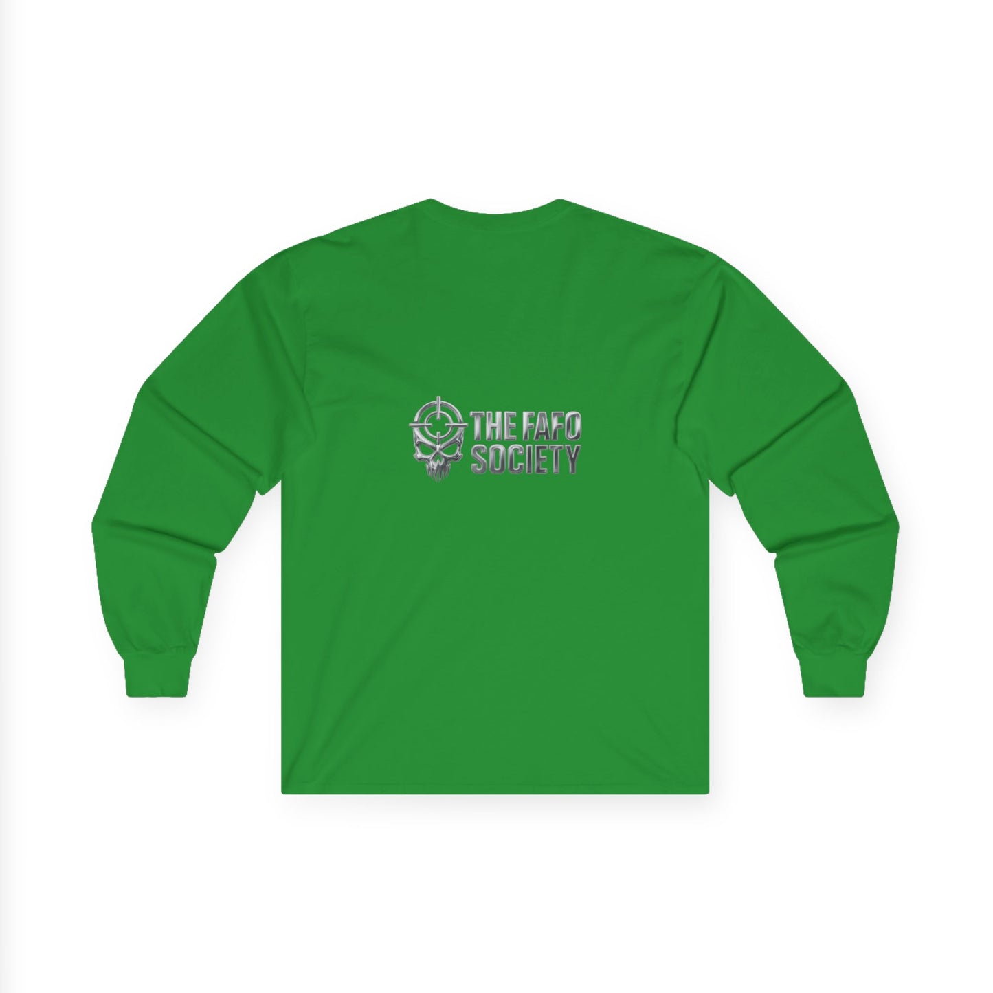 Long Sleeve Tee — Retro Arcade Collage "Trump Toll Booth" Design
