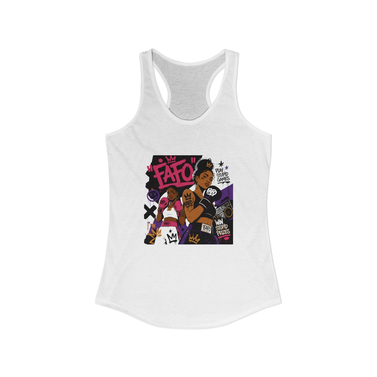 Women's sexy sassy FAFO Racerback Tank