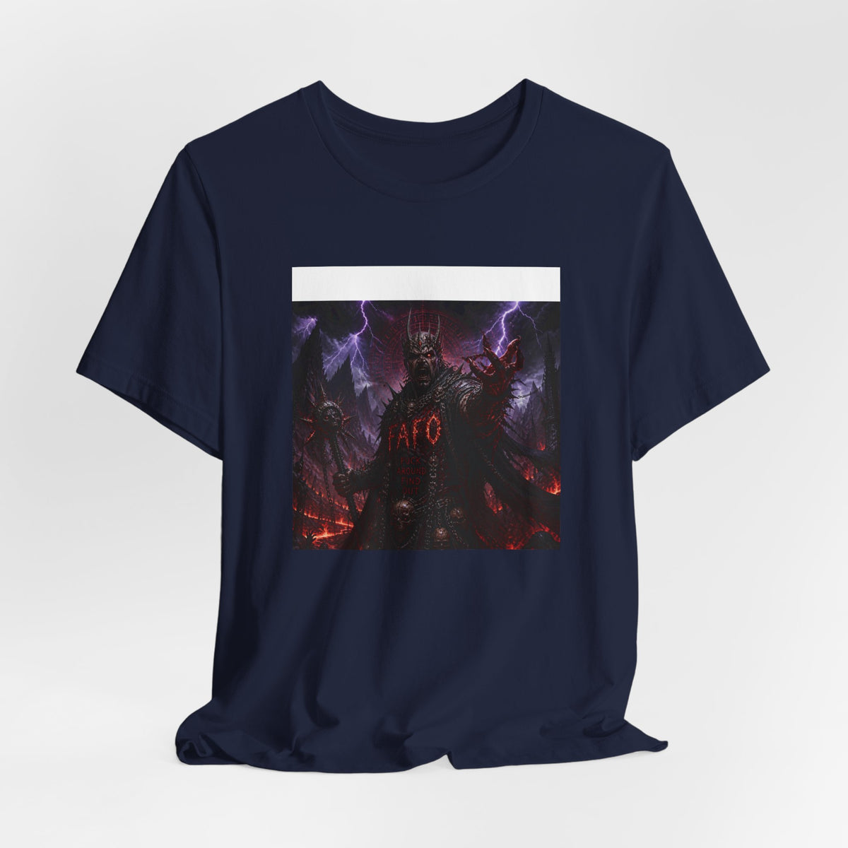 Demon King Graphic Tee – "AFO" Dark Fantasy Anime T-Shirt