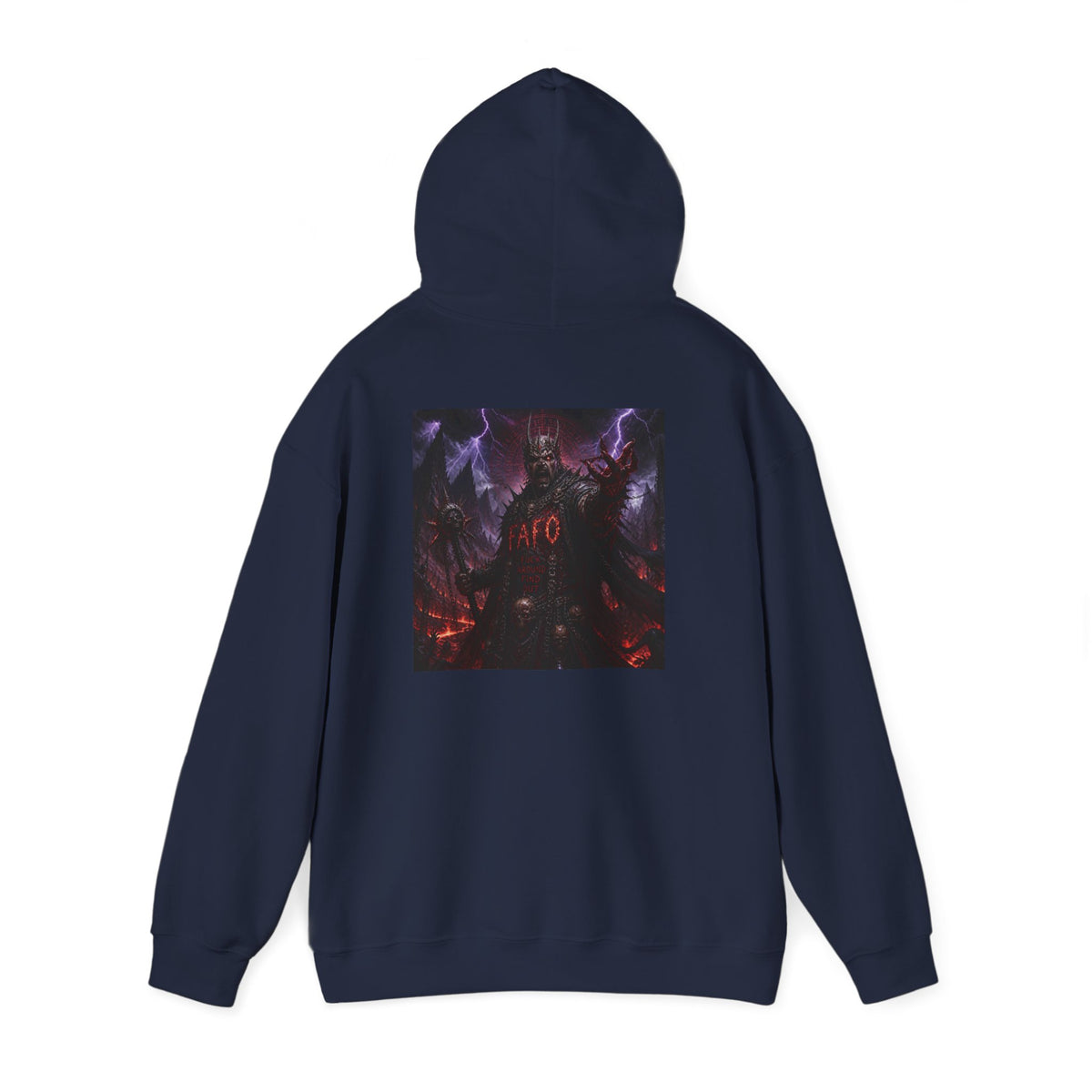 Hoodie — Dark Neon Aesthetic “AFRO” Graphic Pullover