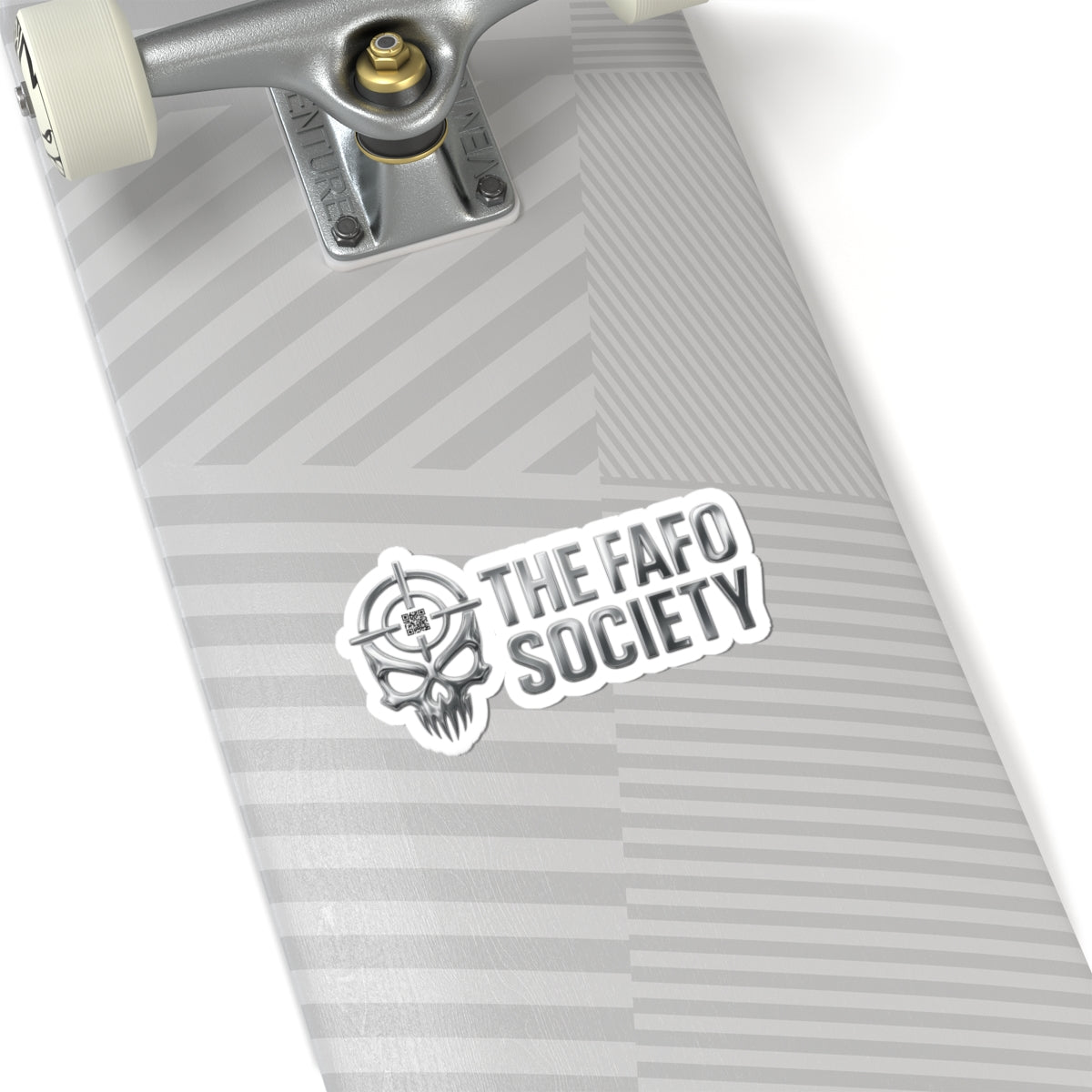 The FAFO Society Skull Logo Sticker — Kiss-Cut Vinyl Decal