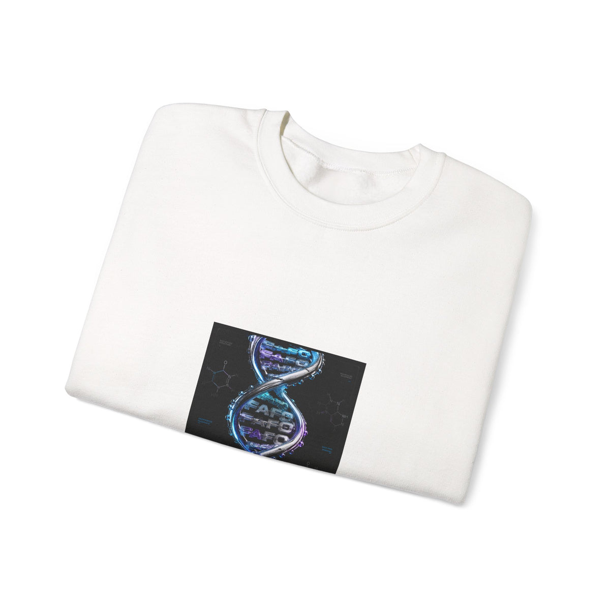 DNA Strand Graphic Sweatshirt — Paleo Ancestry Science Crewneck