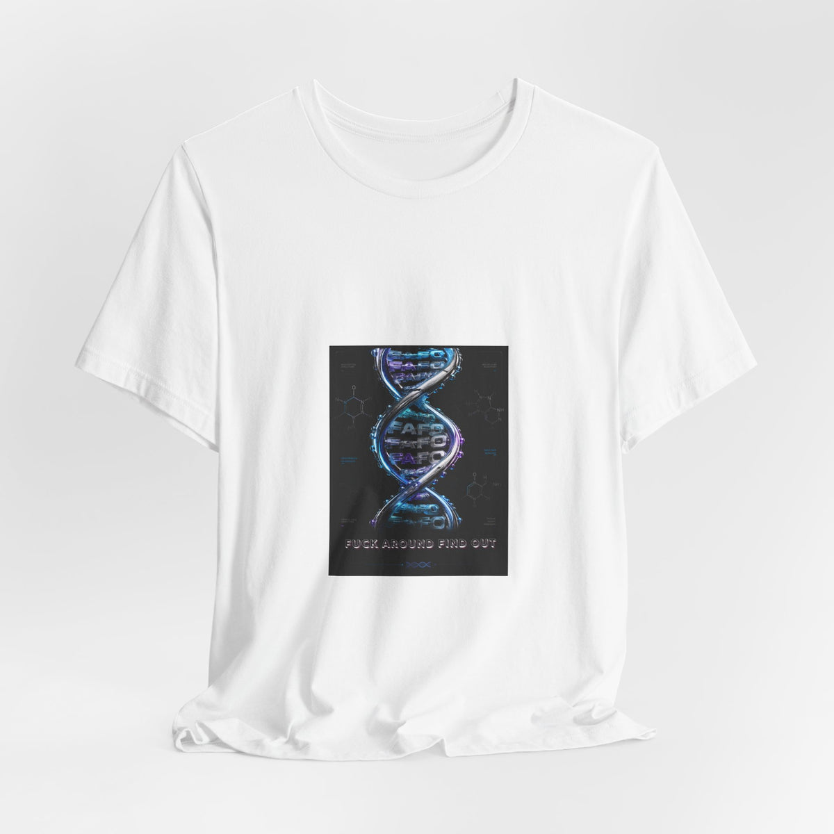 DNA Graphic Tee — "Find Another Way Out" Sci‑Fi Inspired Shirt