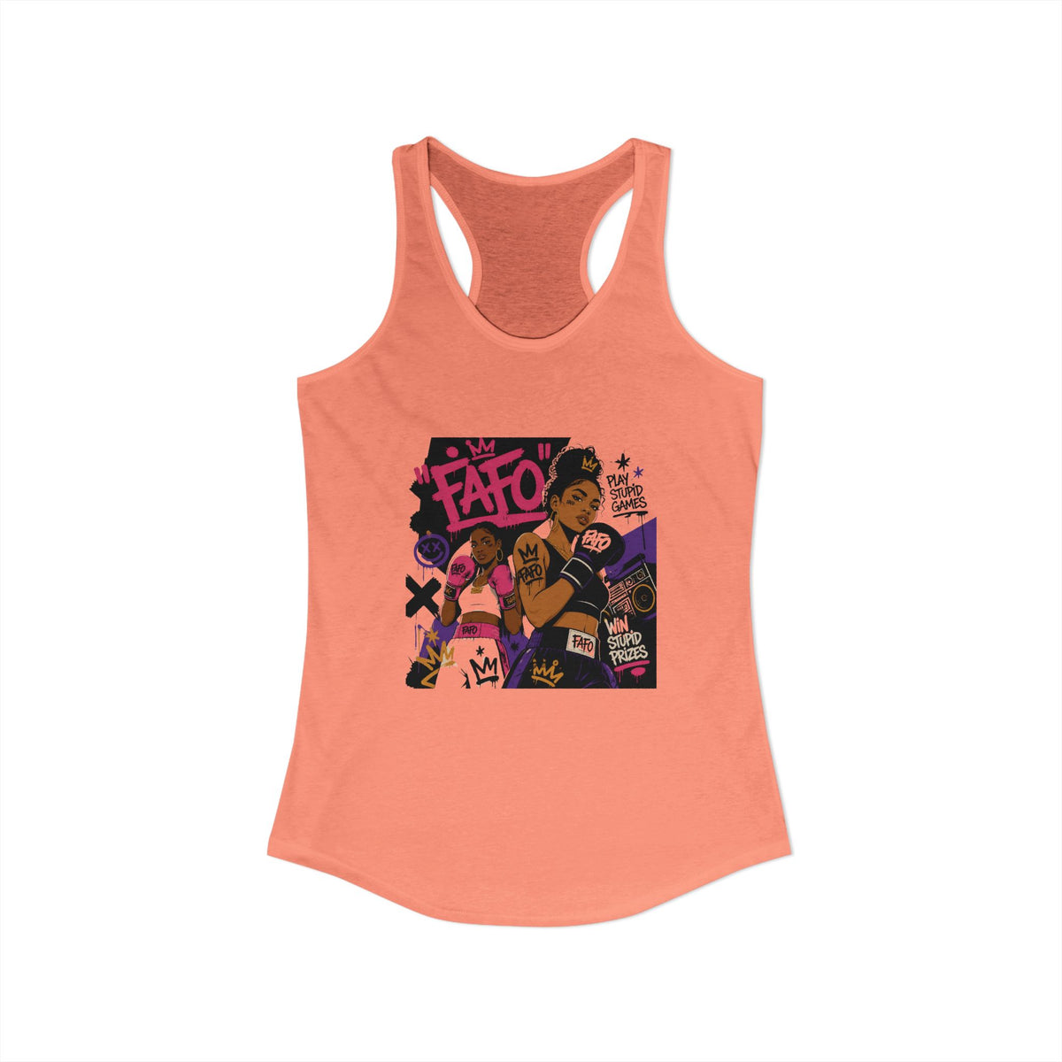 Women's sexy sassy FAFO Racerback Tank