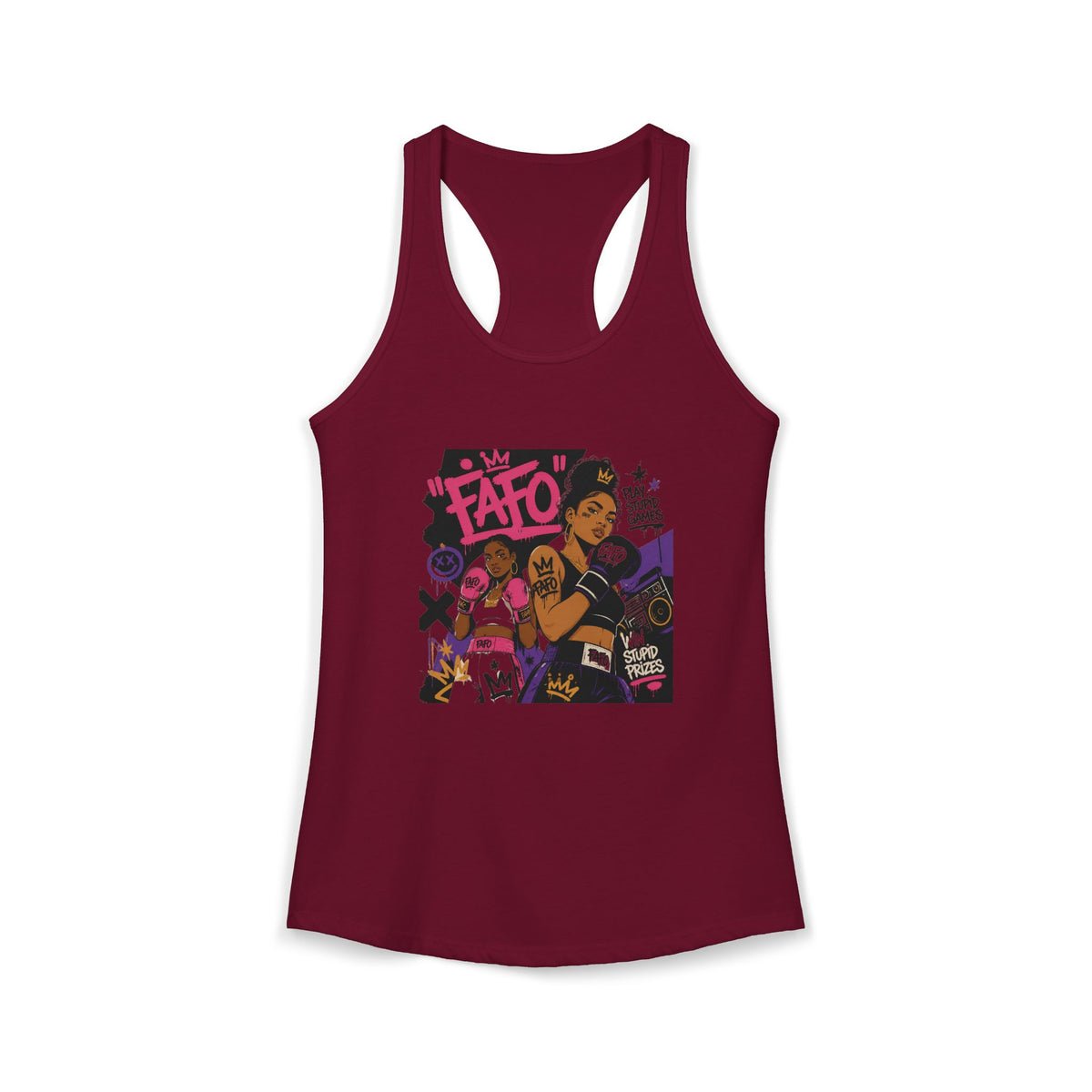 Women's sexy sassy FAFO Racerback Tank