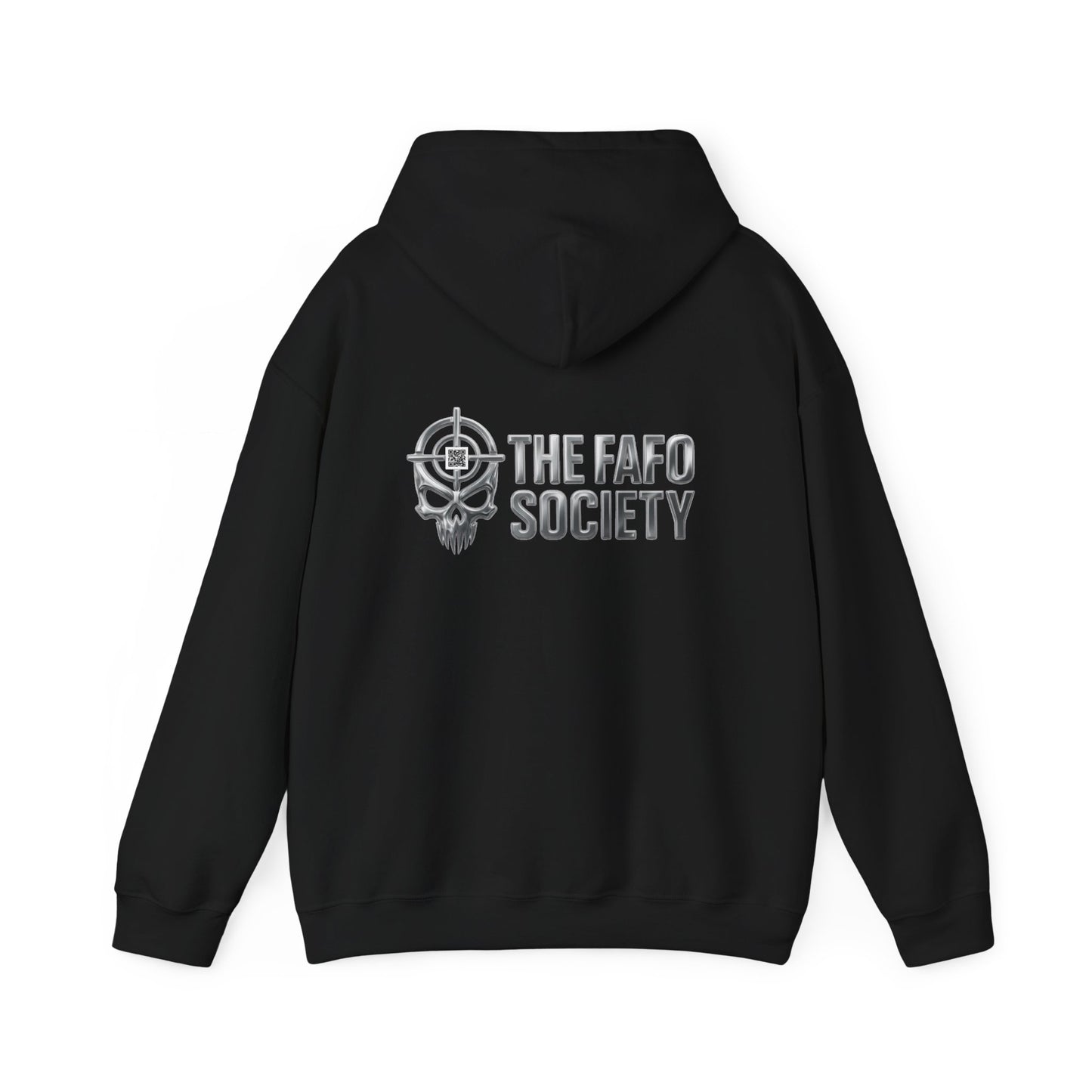 FAFO Society Hoodie — "God Bless Kick Rocks FAFO" Praying Hands Graphic