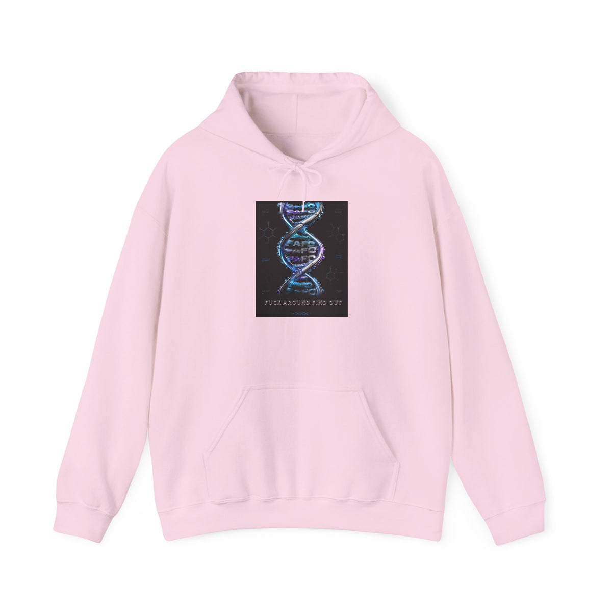 Hoodie — DNA Spiral Graphic "The FaFo Society" Back Logo