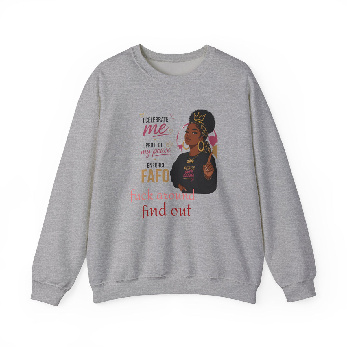 FAFO Society Crewneck Sweatshirt – "Fuck Around Find Out" Graphic