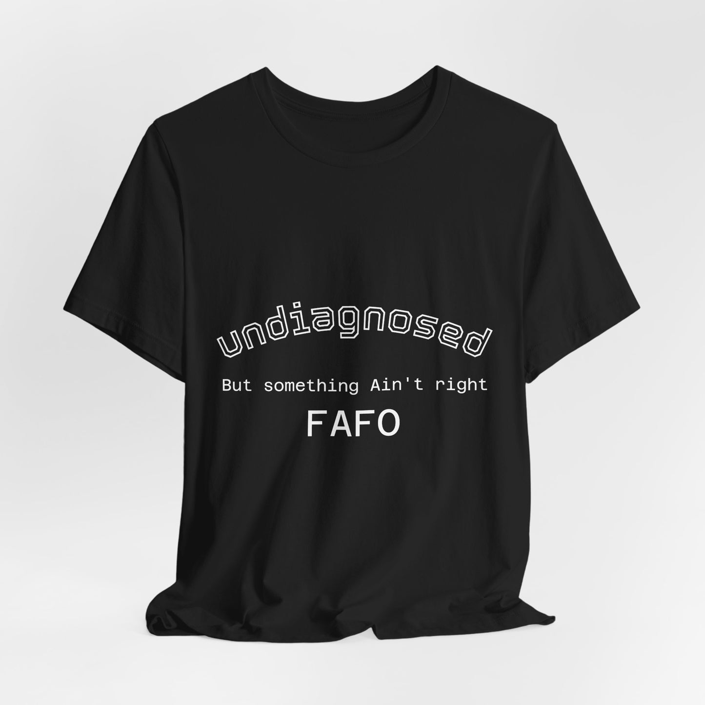 Undiagnosed Tee — Minimal Mental Health Awareness T-Shirt