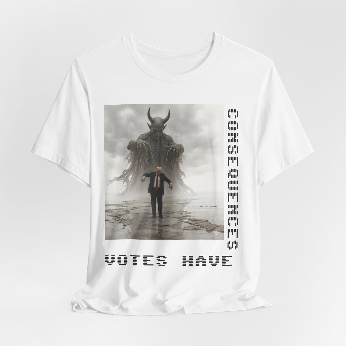 Consequences Matter Tee — "Votes Have Consequences" Political Graphic T-Shirt