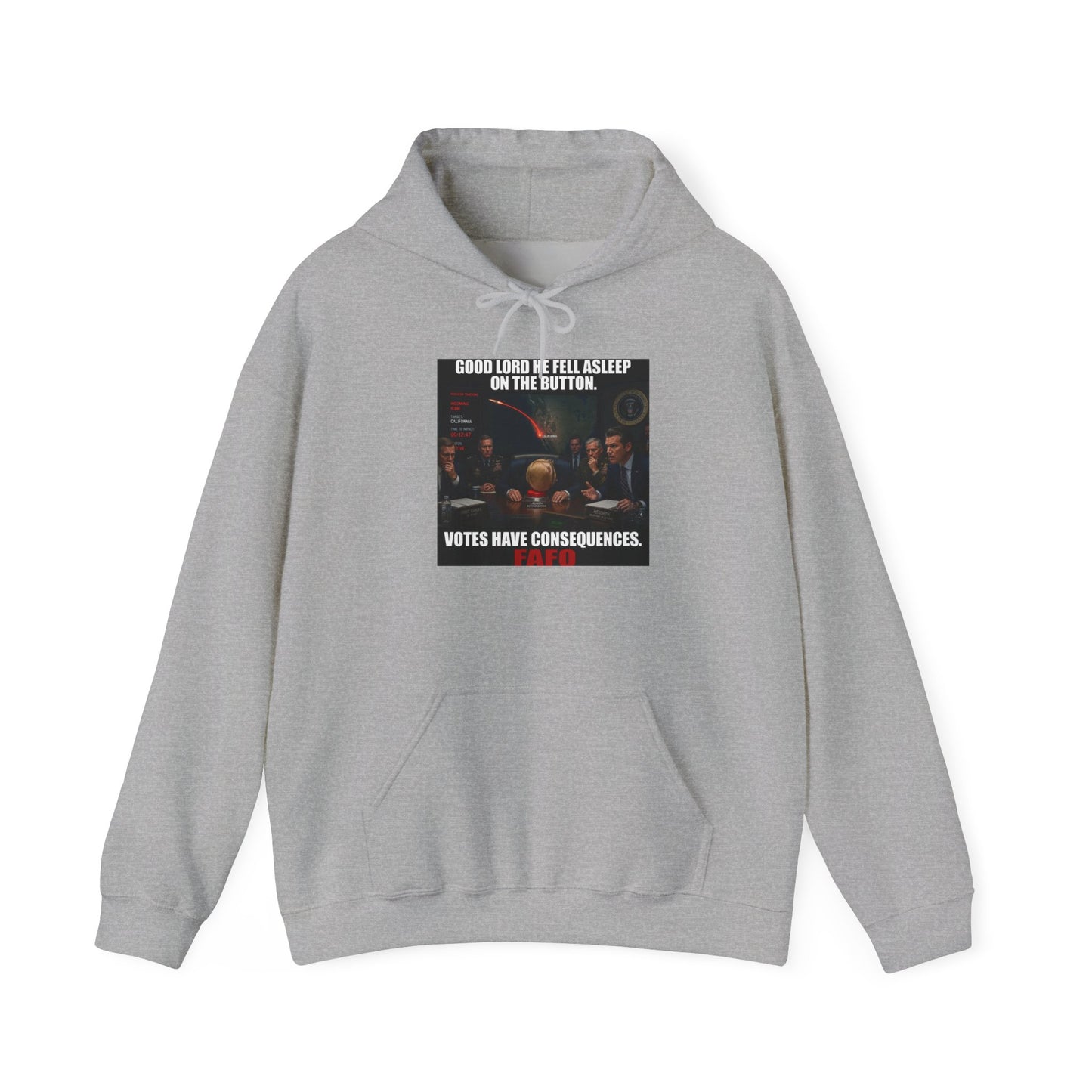 “Votes Have Consequences” Hoodie — Political Statement Pullover