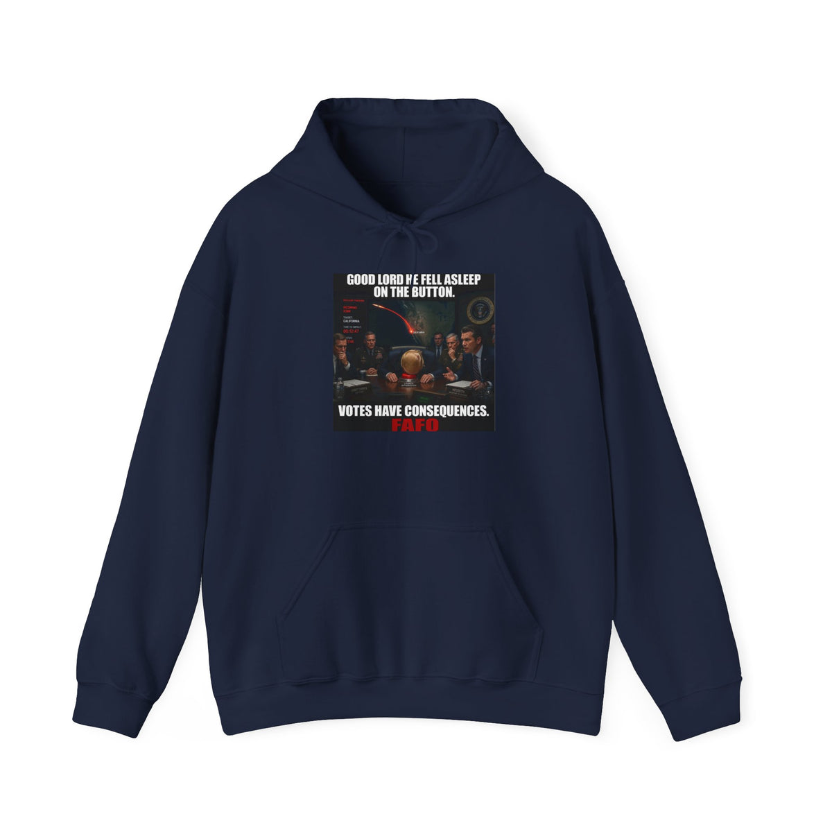 “Votes Have Consequences” Hoodie — Political Statement Pullover