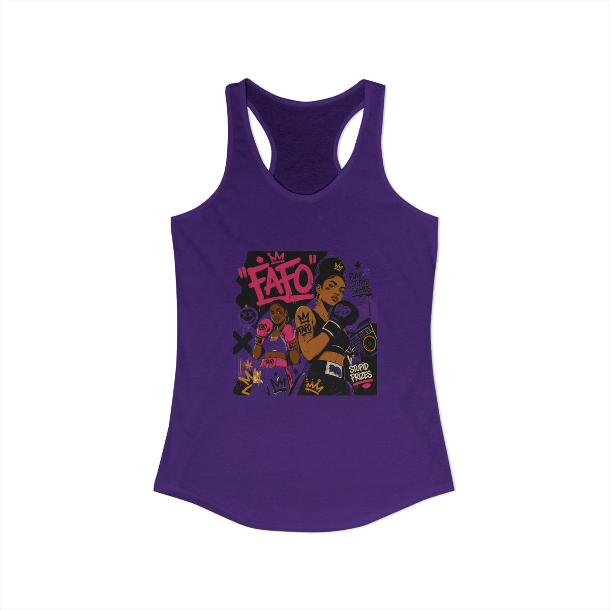 Women's sexy sassy FAFO Racerback Tank