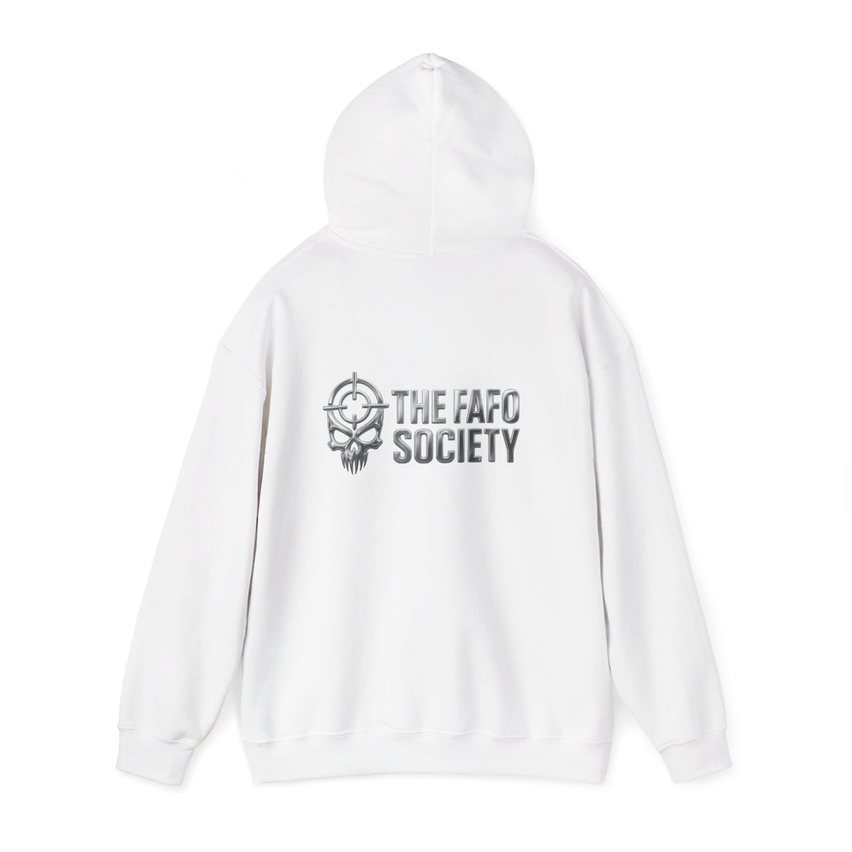 FAFO Protest Hoodie — Bold Graphic Hoodie with Raised Fist Sign