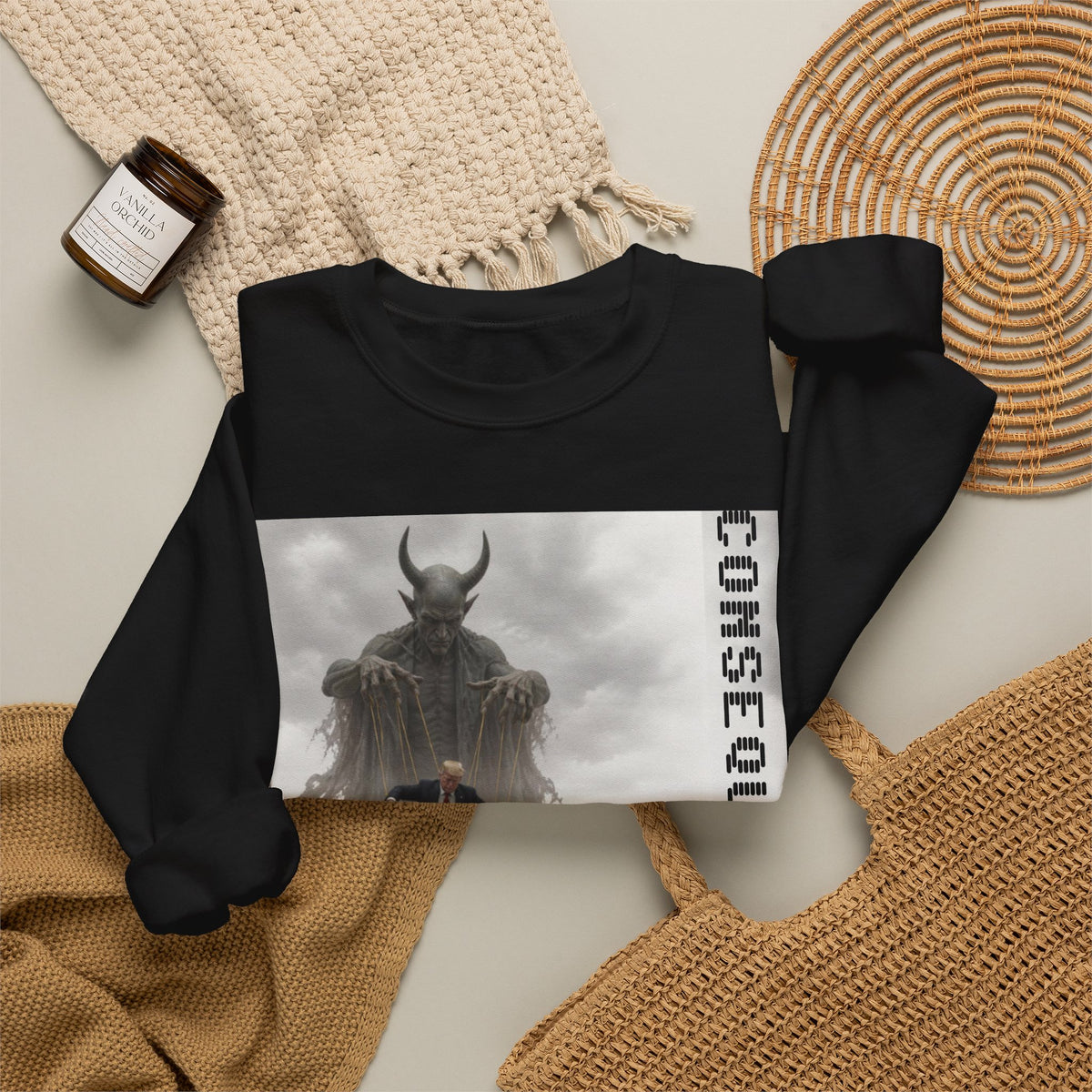 Consequences Have Votes Have Crewneck Sweatshirt — Political Dystopia Graphic Sweatshirt