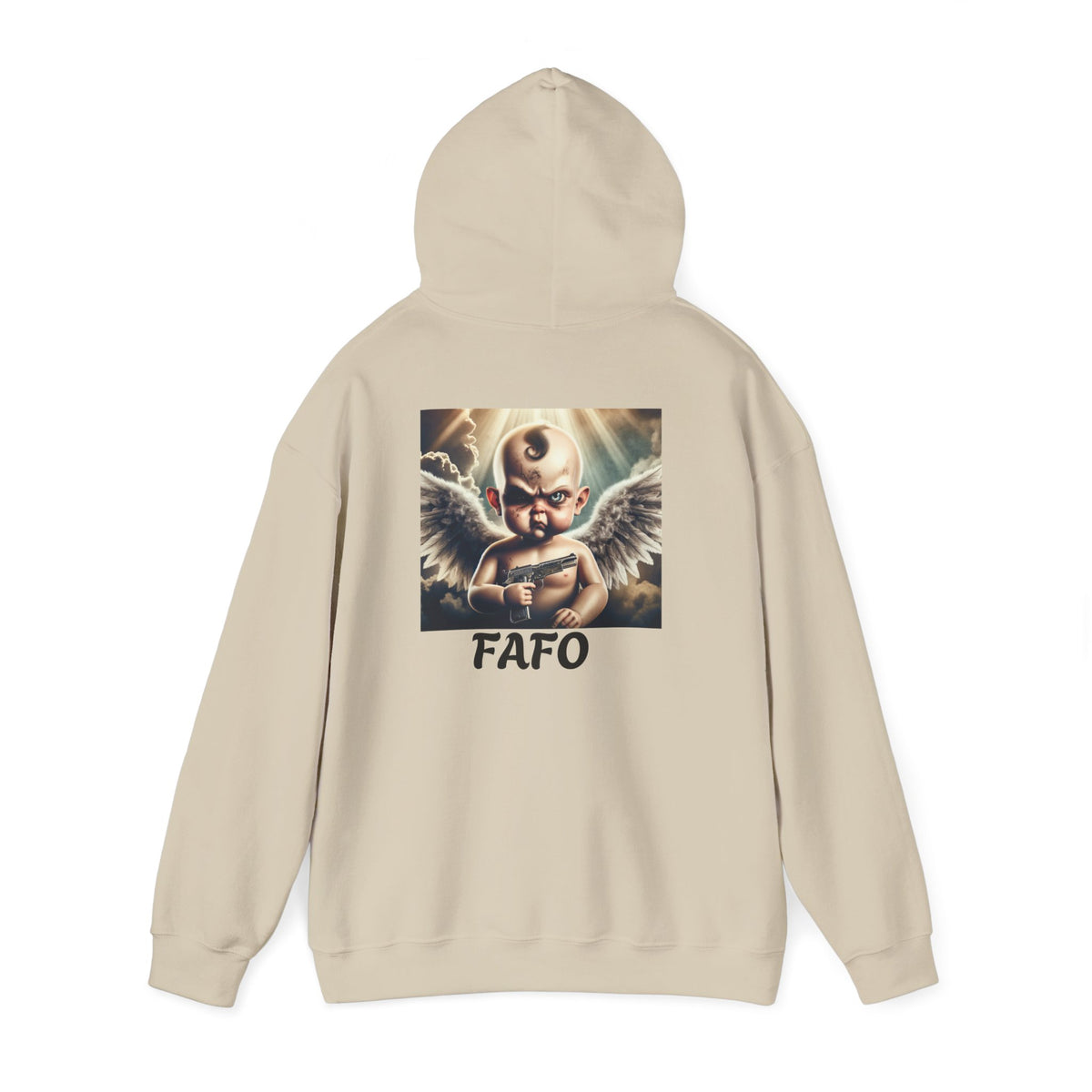 FAFO Society Hoodie — 'Proud Member of the FAFO Society' Angel Graphic Sweatshirt