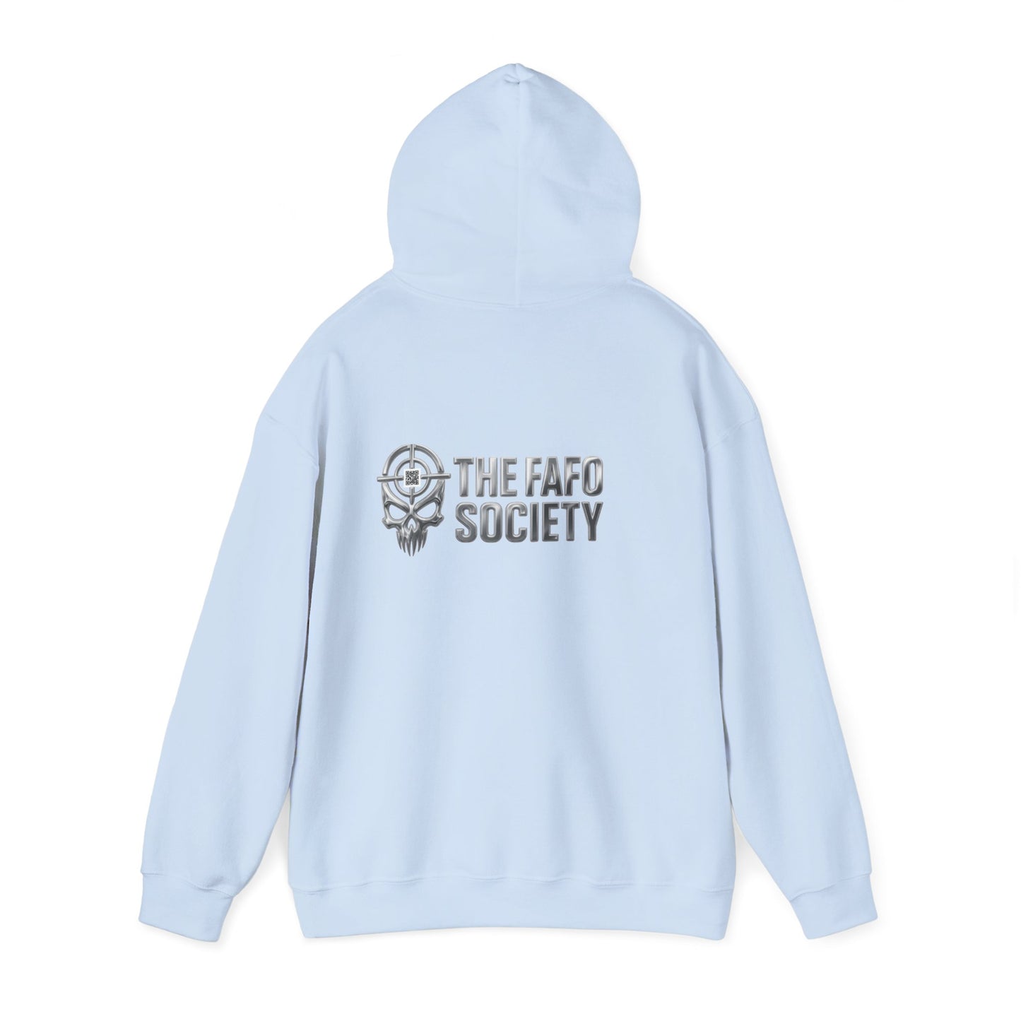 Cozy Crew Crown Hoodie – 'FAFO' Small Chest Graphic