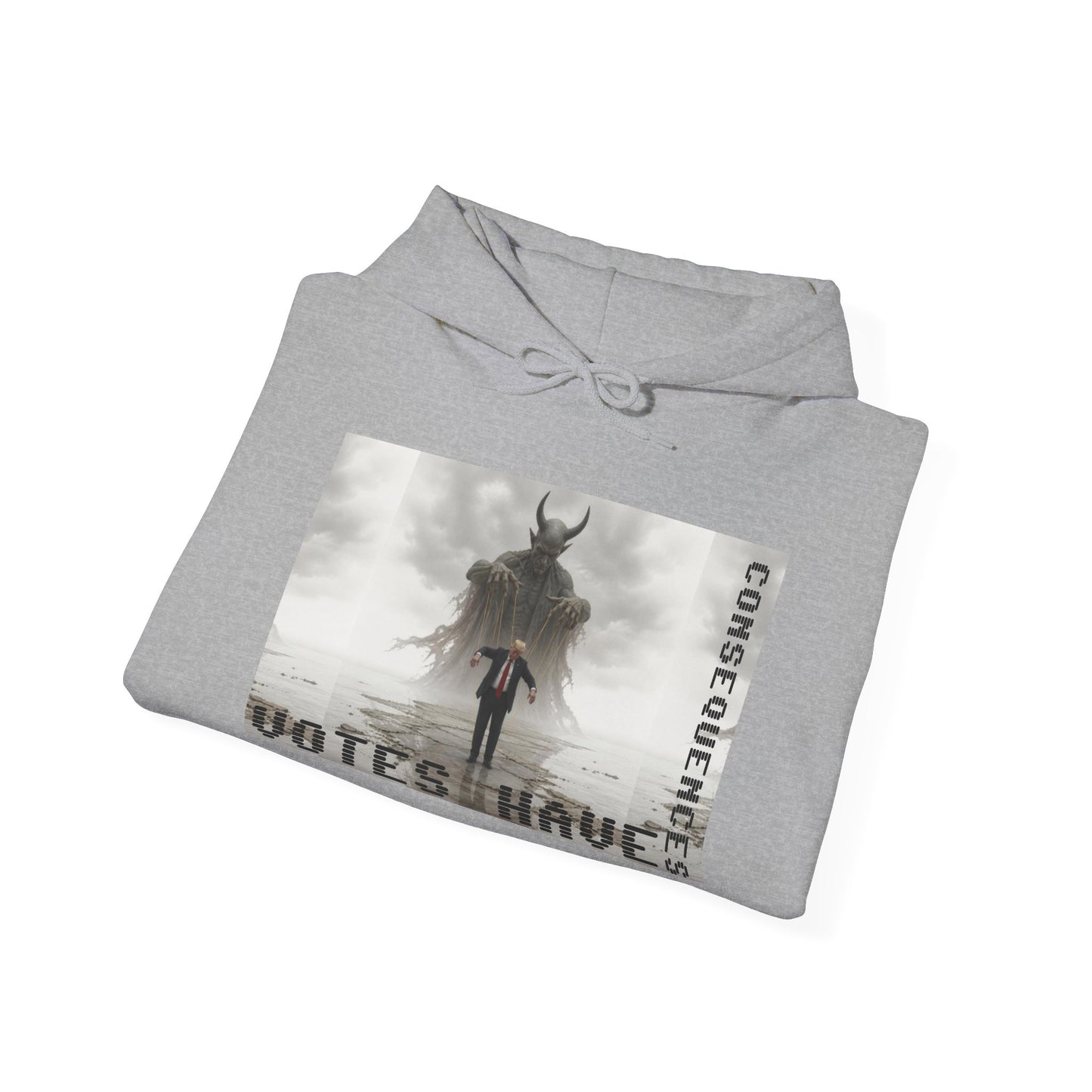 Dystopian Kraken Hoodie — 'Votes Have Consequences' Graphic Pullover