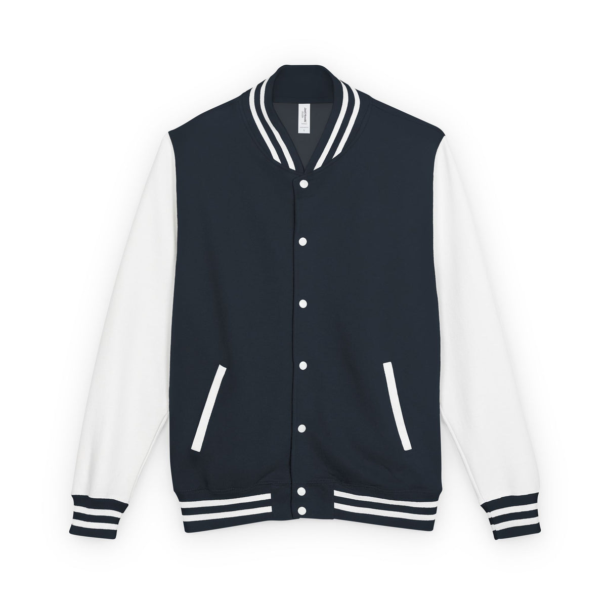 Letterman Jacket — Retro Graphic Back Patch