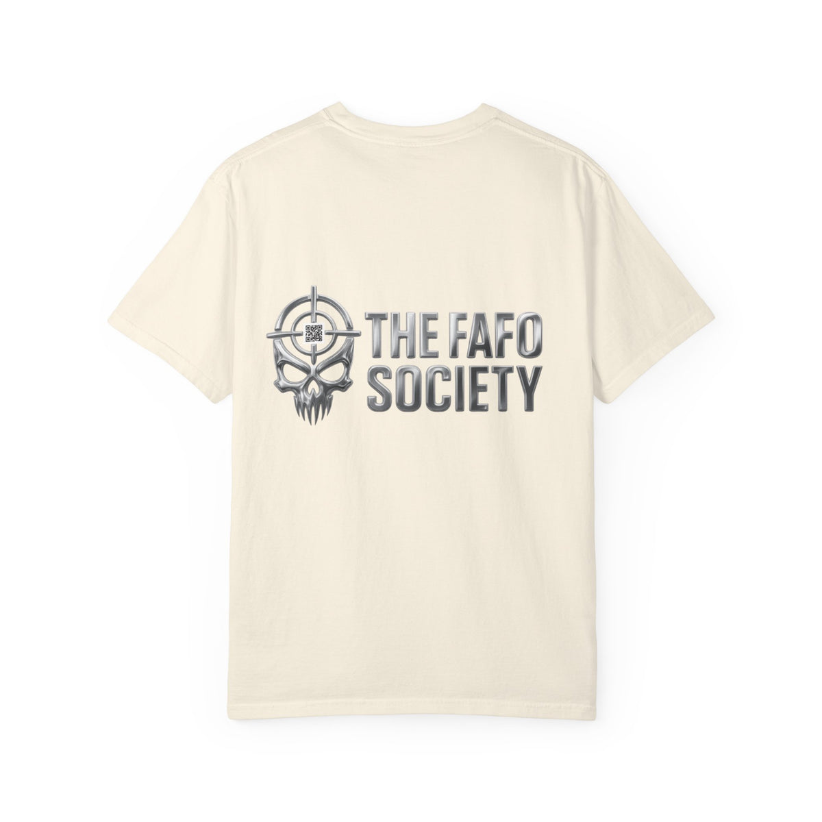 T-Shirt — Cute Dark Humor 'Not Being a Serial Killer' Graphic Tee (The FAFO Society Back)