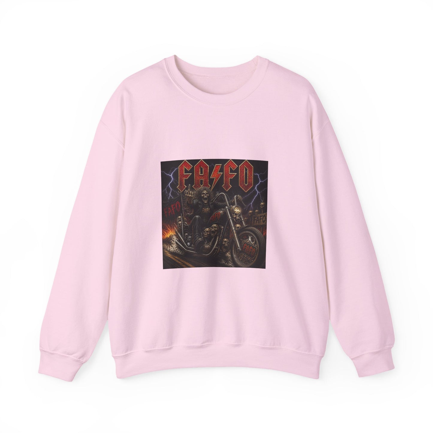 FAFO Society Biker Crewneck Sweatshirt