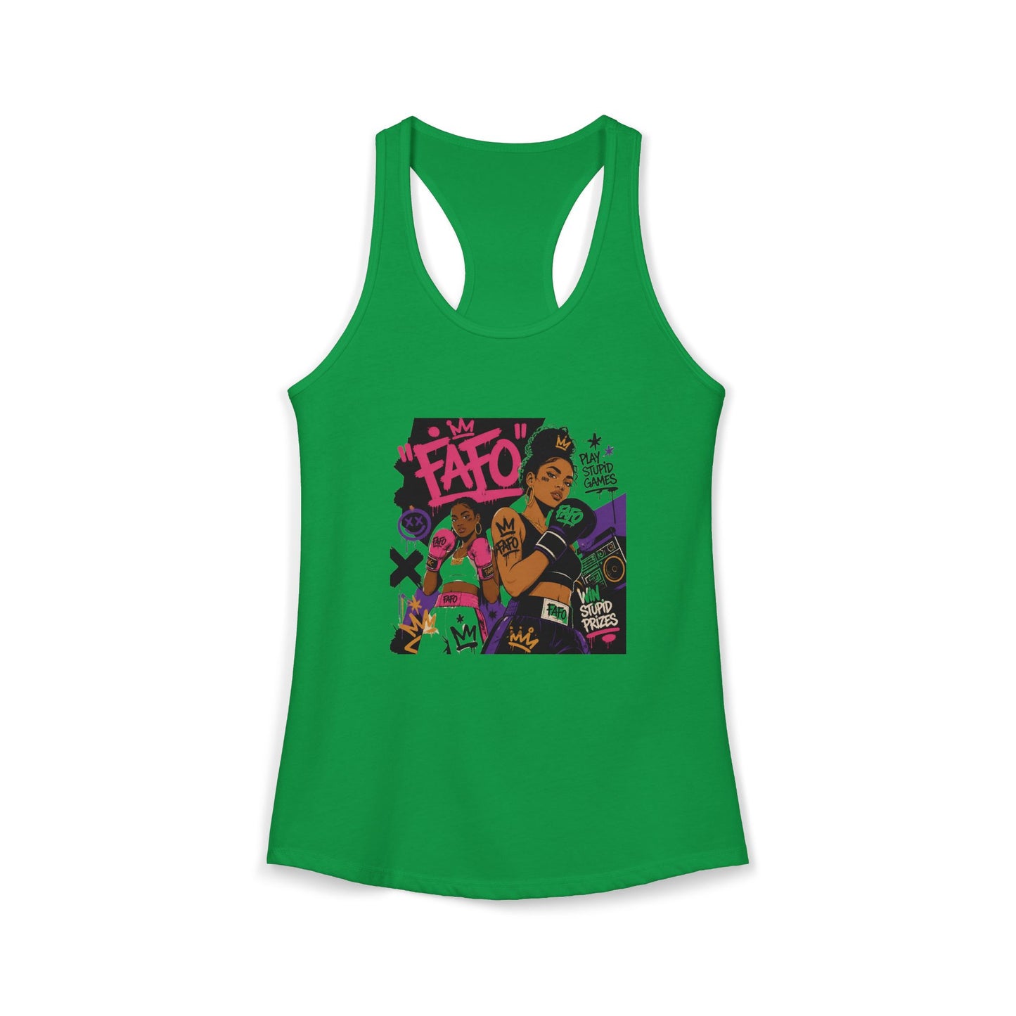 Women's sexy sassy FAFO Racerback Tank