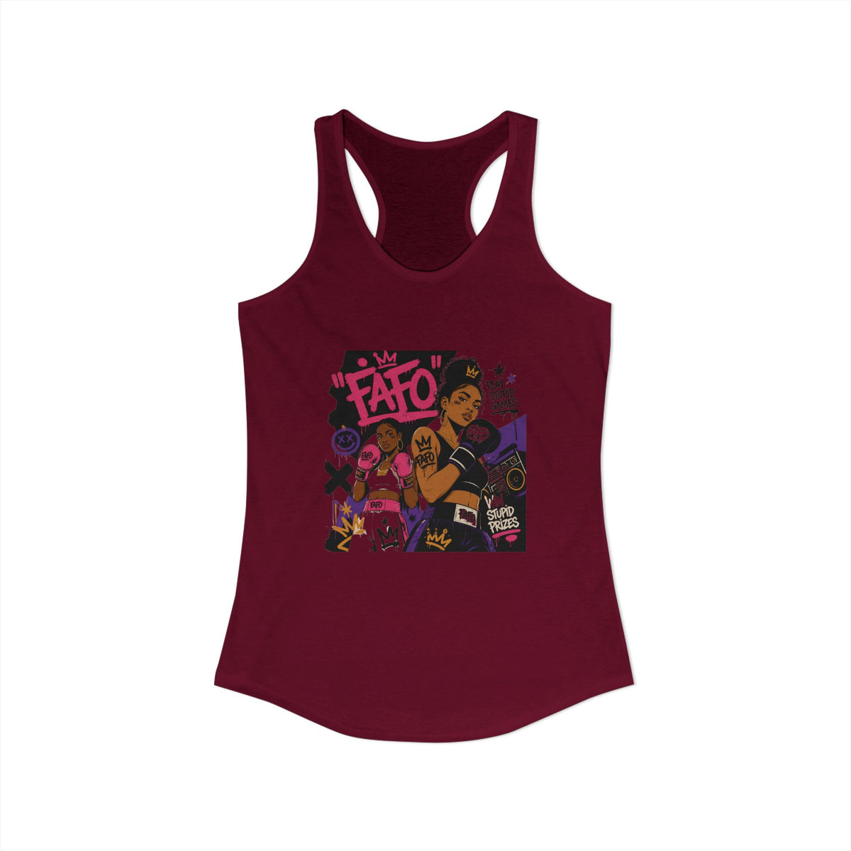 Women's sexy sassy FAFO Racerback Tank