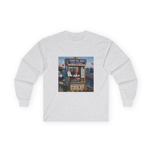 The FAFO Society Long Sleeve Tee — Vintage Carnival Ticket Booth Graphic