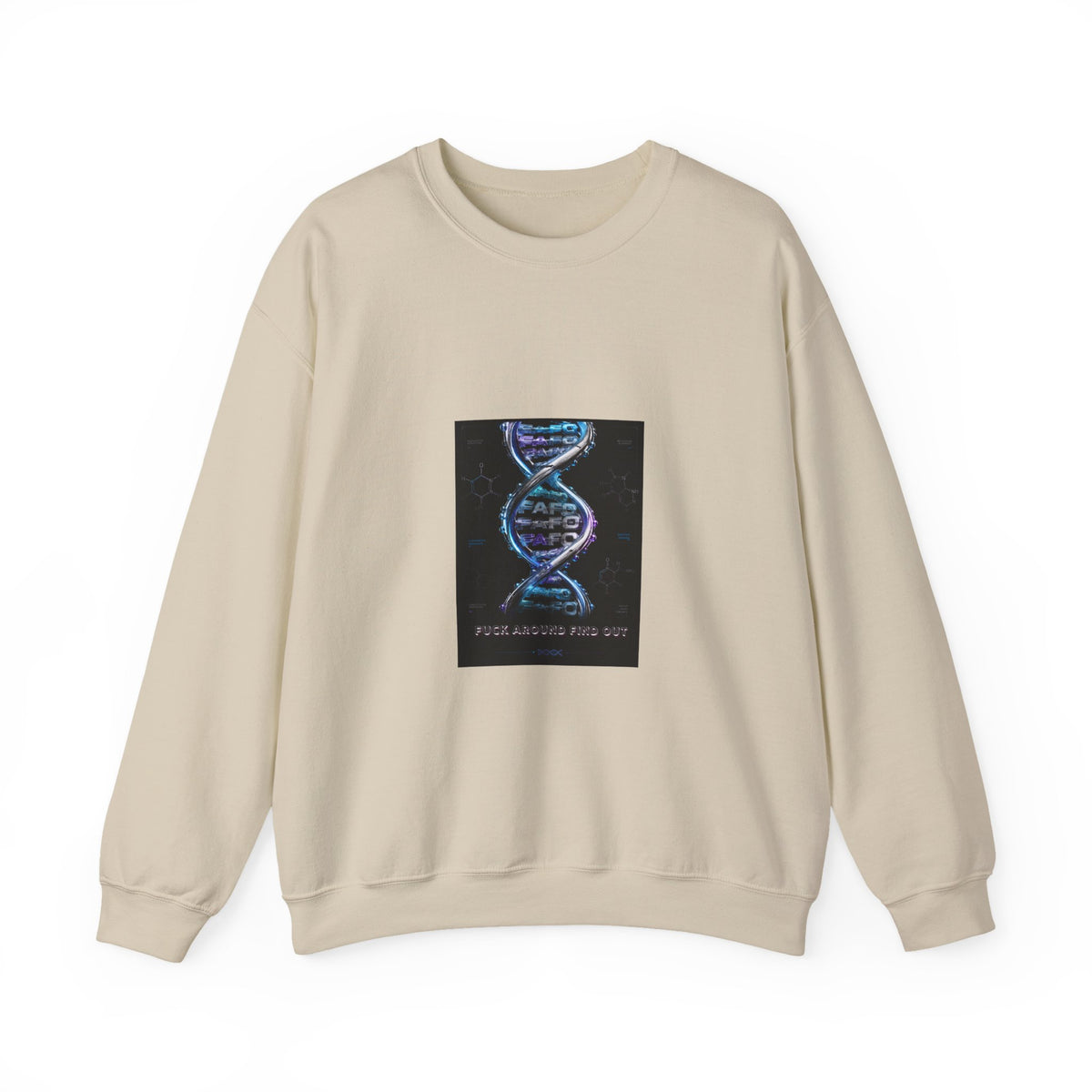 DNA Strand Graphic Sweatshirt — Paleo Ancestry Science Crewneck