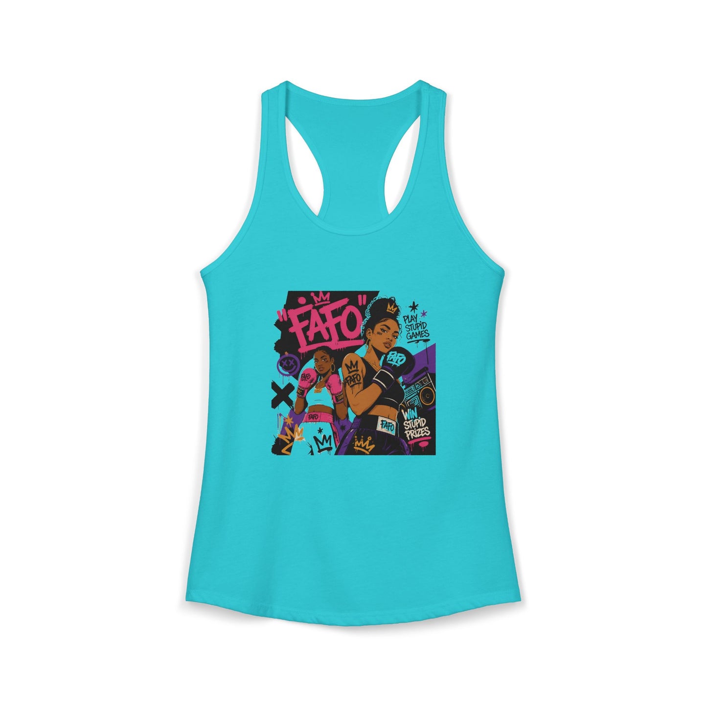 Women's sexy sassy FAFO Racerback Tank