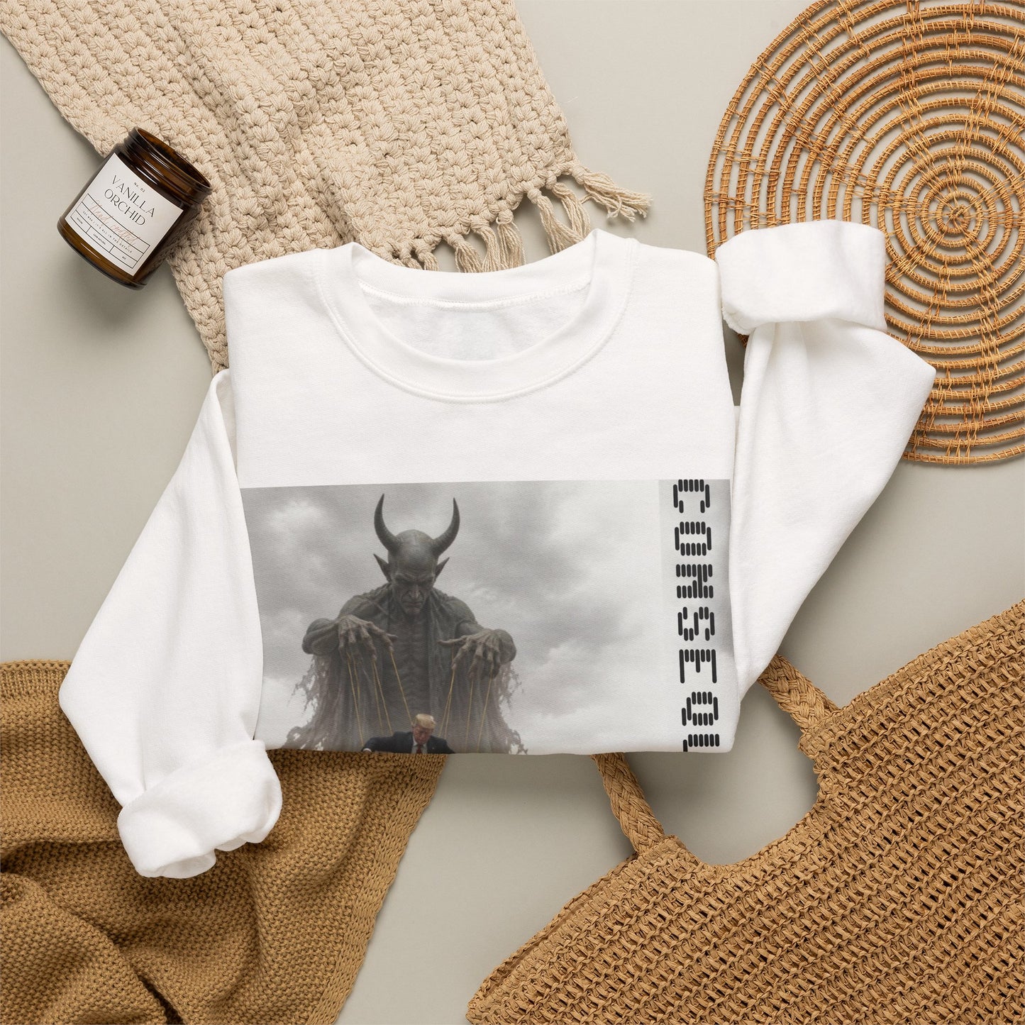 Consequences Have Votes Have Crewneck Sweatshirt — Political Dystopia Graphic Sweatshirt