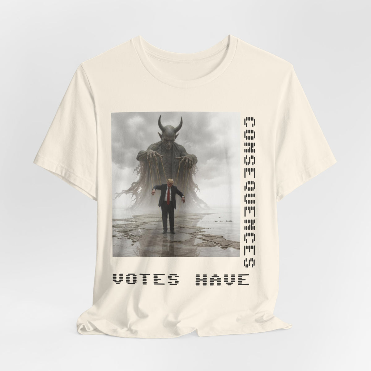 Consequences Matter Tee — "Votes Have Consequences" Political Graphic T-Shirt