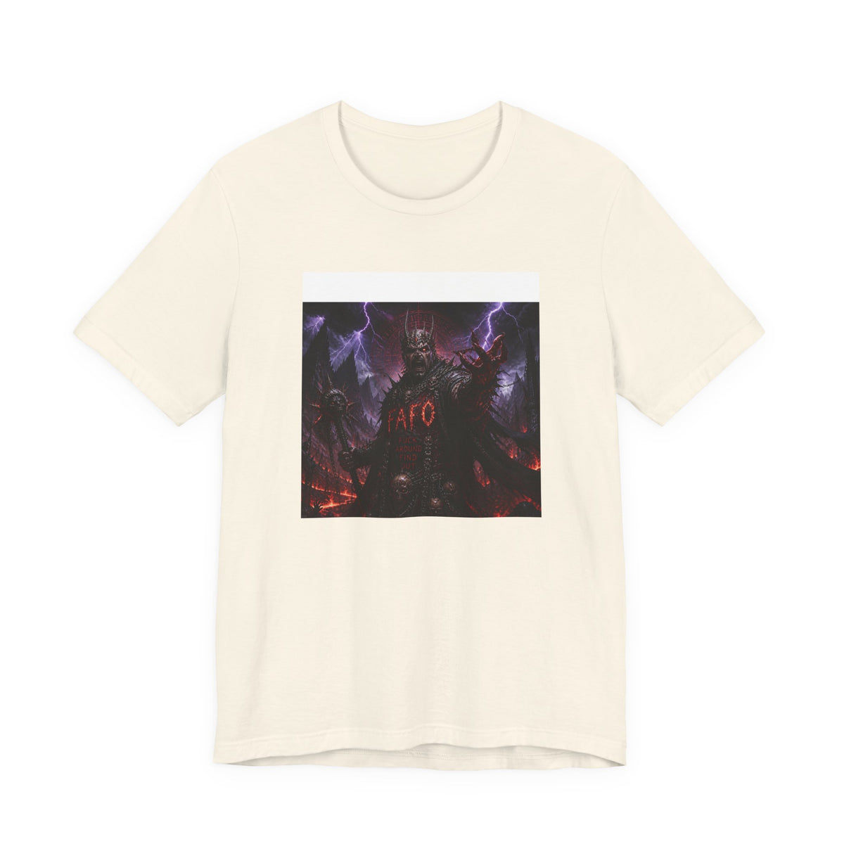 Demon King Graphic Tee – "AFO" Dark Fantasy Anime T-Shirt